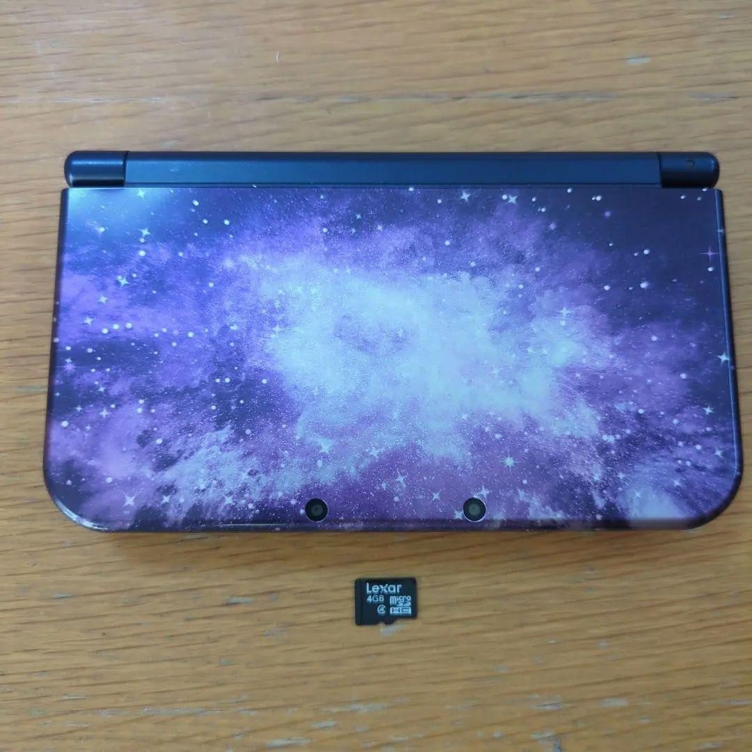 New Nintendo 3DS LL Galaxy Pack Space Design Blue Console Tested Working Japan