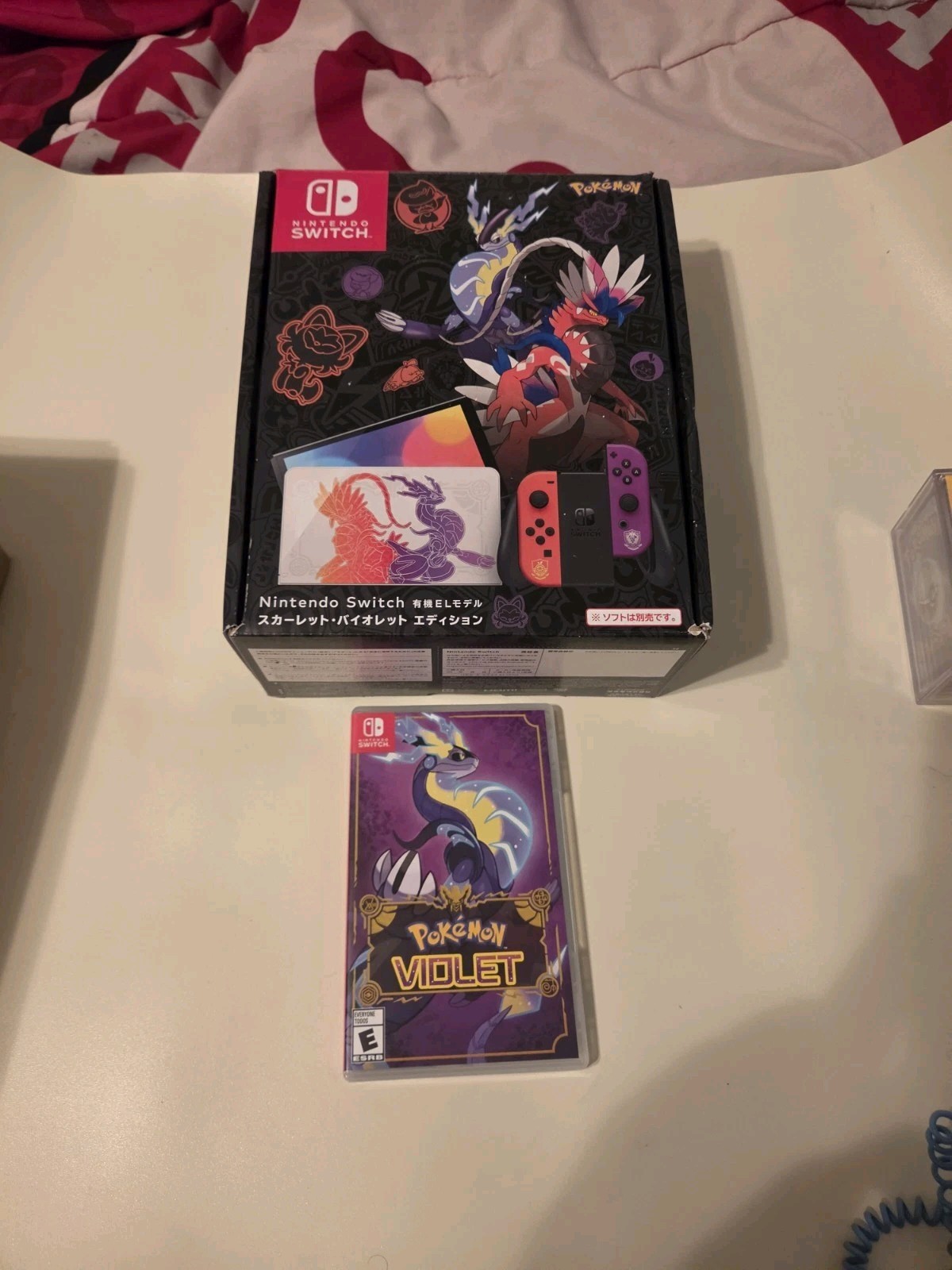 Nintendo Switch OLED Pokémon Scarlet & Violet 64GB Read Description JPN