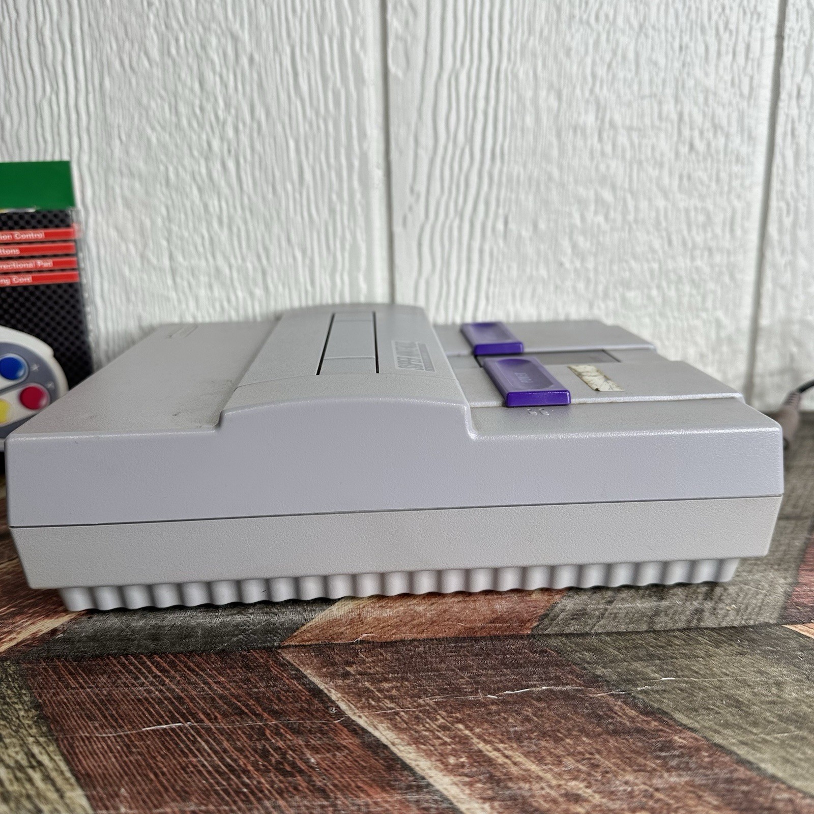 Super Nintendo SNES Console SNS-001 Bundle w/ Lemmings & Cleaning Kit + 2 Contls