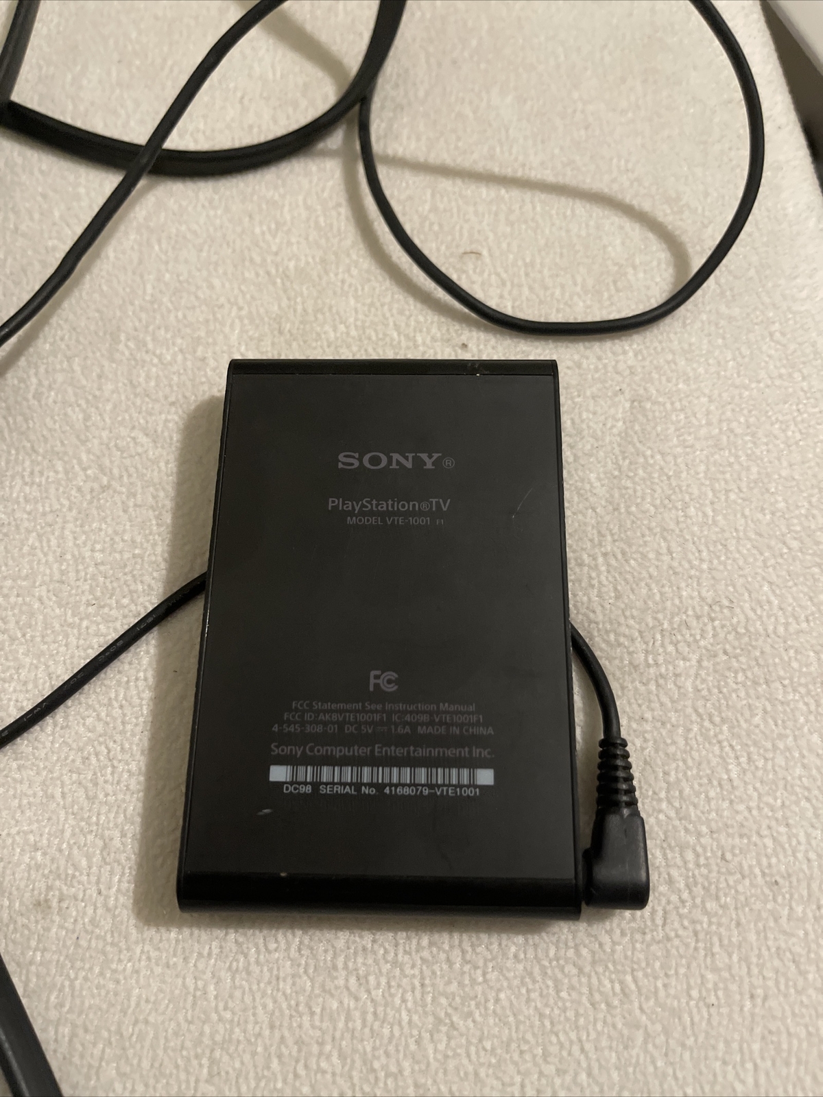 Sony PlayStation TV VTE-1001 With Charger (Sony, 2013)