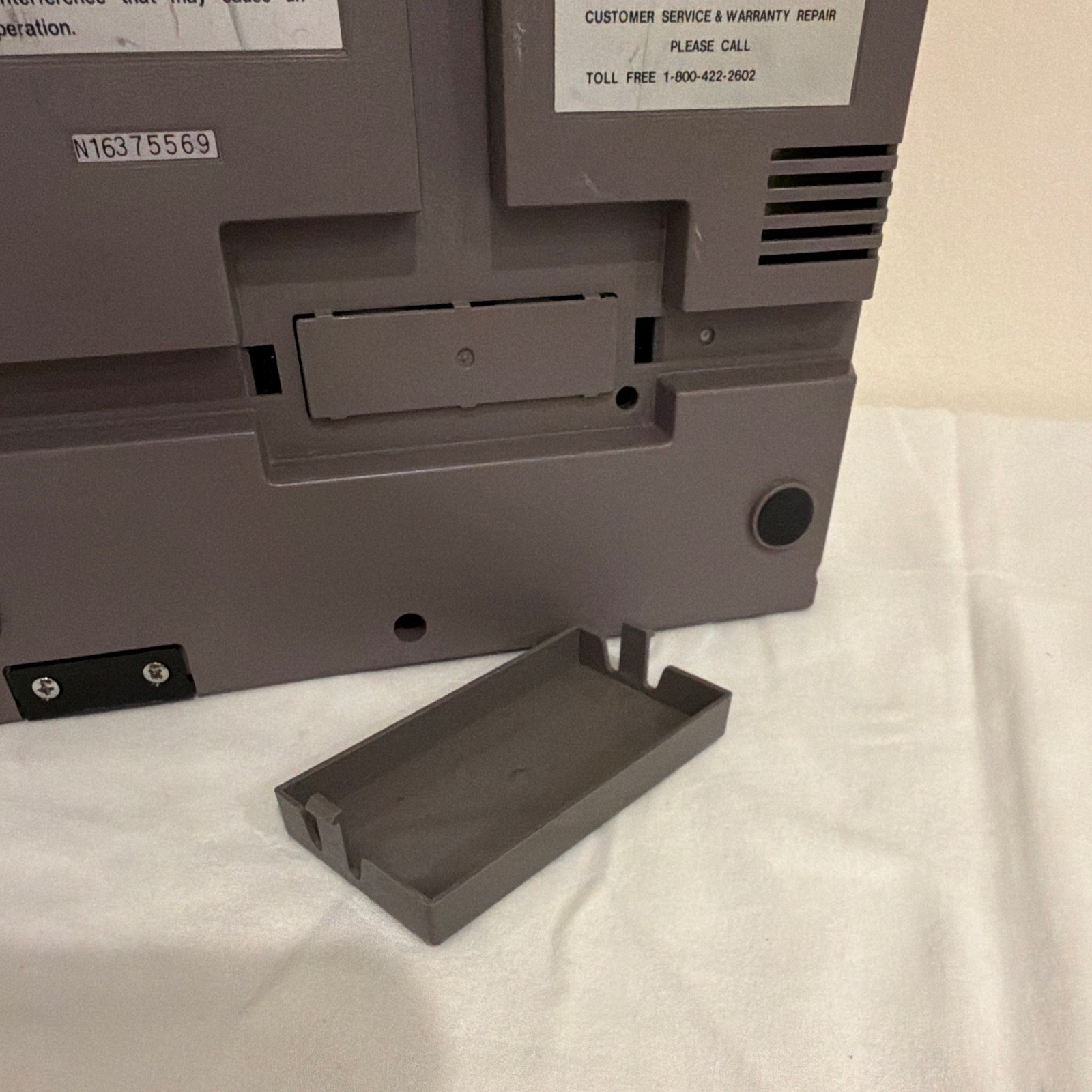 Nintendo Entertainment System NES-001 Gray Home Console w/ Composite RCA