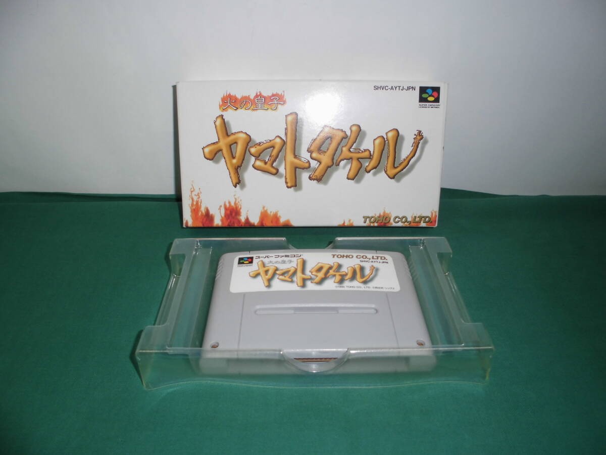 SFC Fire Prince Yamato Takeru With Box Save Data Long-Term Warranty No.15425