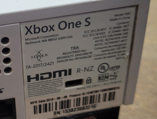 Microsoft Xbox One S All-Digital Edition 1TB Video Game Console – White
