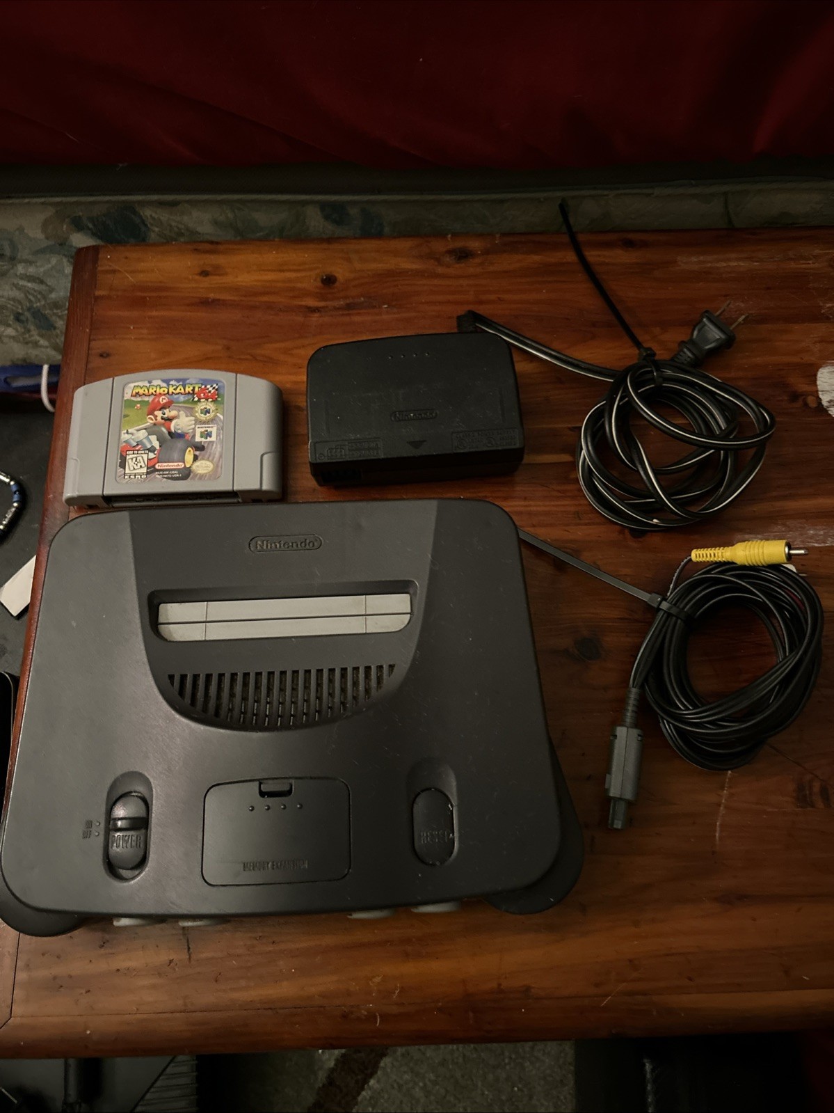 Nintendo 64 Black Console Full Set Including Mario Kart 64, Fully Working!