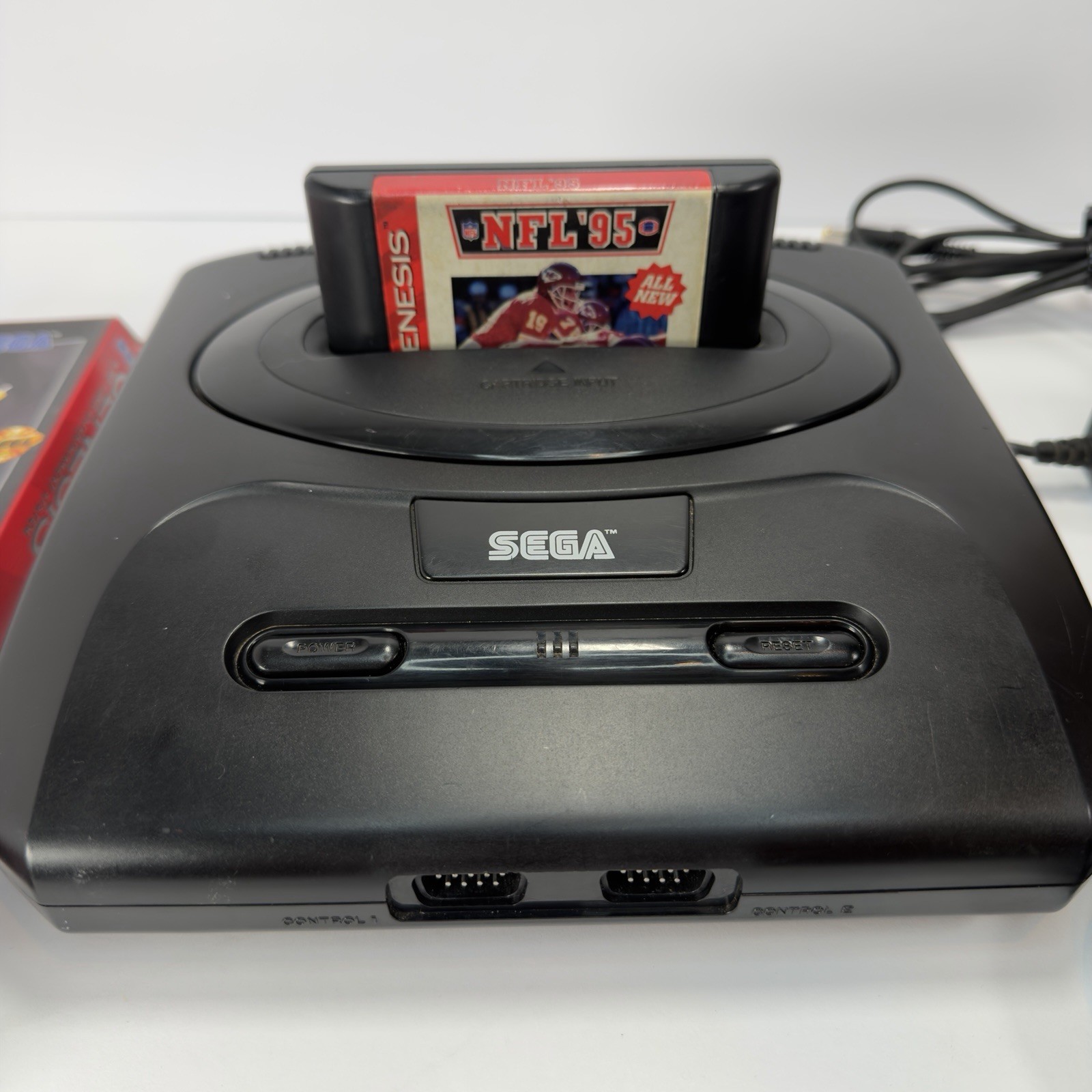 Sega Genesis Model 2 Console OEM Bundle Controller AC AV Cable NFL 95 Tested