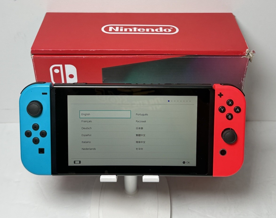 Nintendo Switch 32GB Handheld Console – Neon Red/Neon Blue