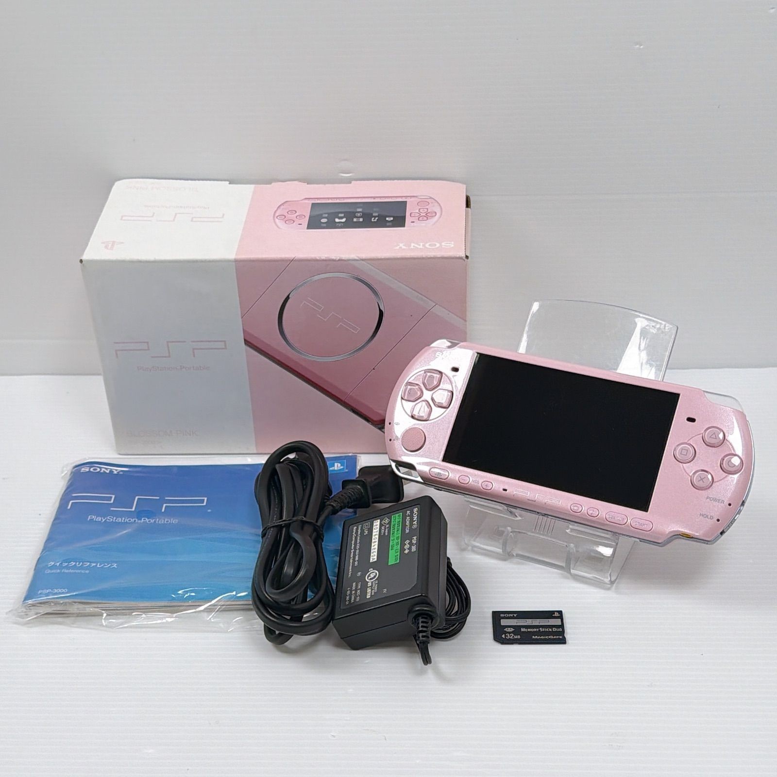 Excellent Sony PSP-3000 PSP 3000 Console Pink Region Free