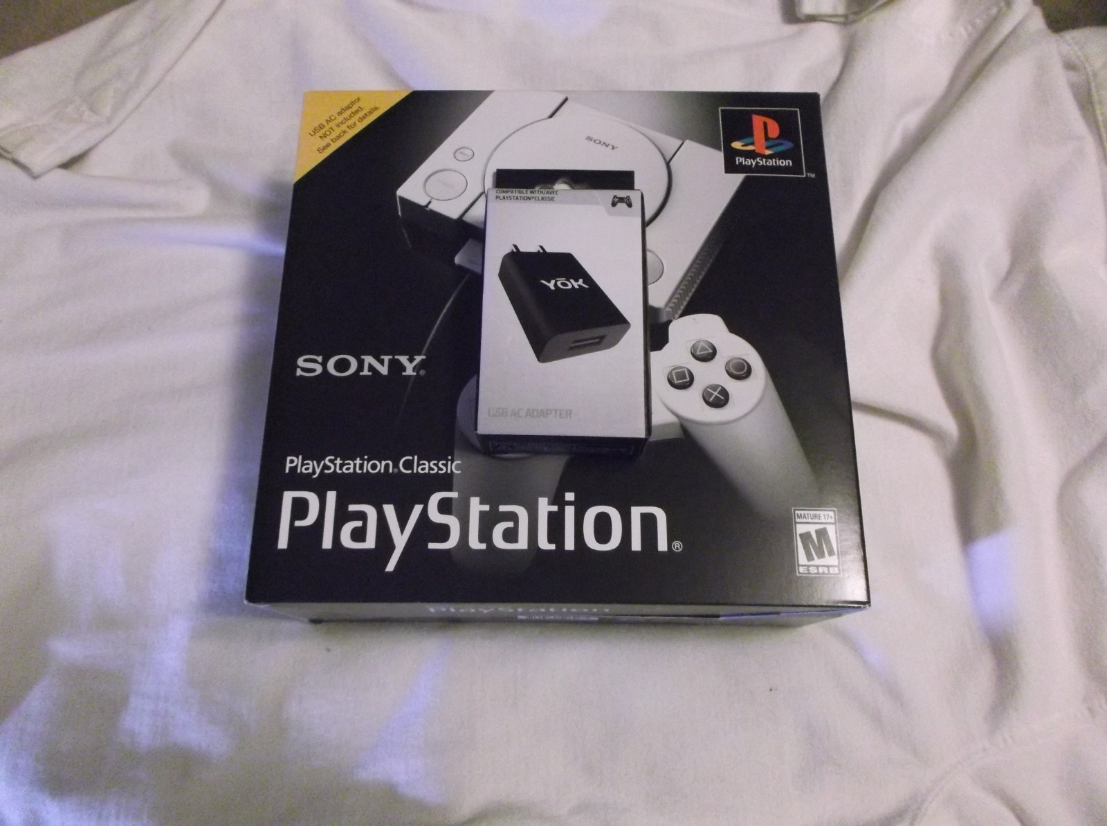 Sony PlayStation Classic Console PS Mini- 20 Games + USB AC Adapter. NEW