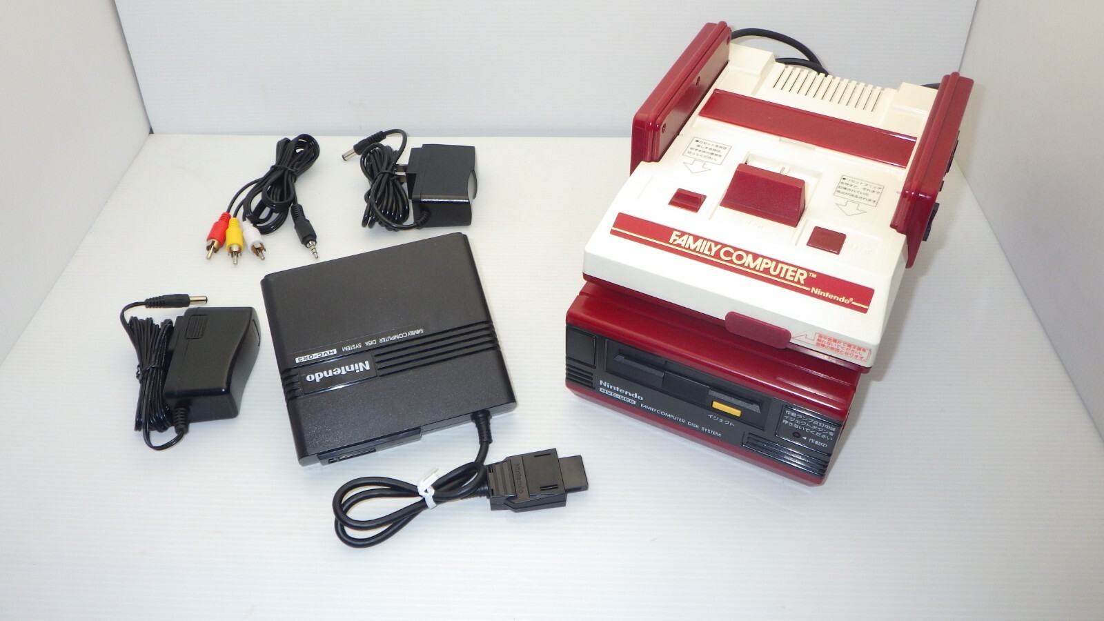 AV model Famicom & Disk system Console Full Set «A-Grade» / Working Tested